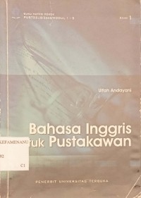 BAHASA INGGRIS UNTUK PUSTAKAWAN