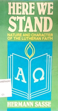 Image of HERE WE STAND