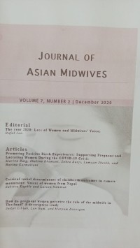 JURNAL INTERNASIONAL JOURNAL OF ASIAN MIDWIVES