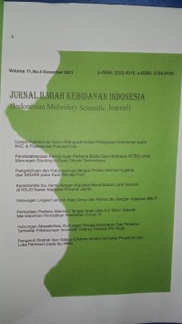 Jurnal Nasional (Jurnal Ilmiah Kebidanan Indonesia) Vol.10.No.1