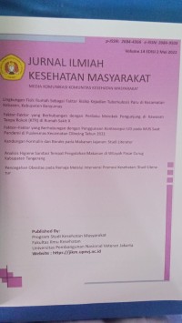 JURNAL NASIONAL (JURNAL ILMIAH KESEHATAN MASYARAKAT)