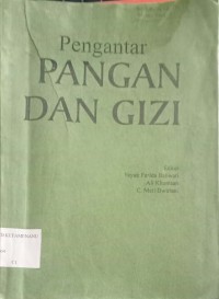 Pengantar PANGAN DAN GIZI