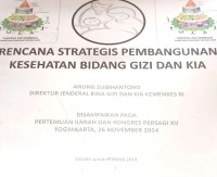 Image of RENCANA STRATEGIS PEMBANGUNAN KESEHATAN BIDANG GIZI DAN KIA